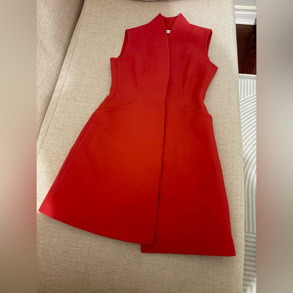 Christian Dior Sleeveless red vest dress 100% authentic